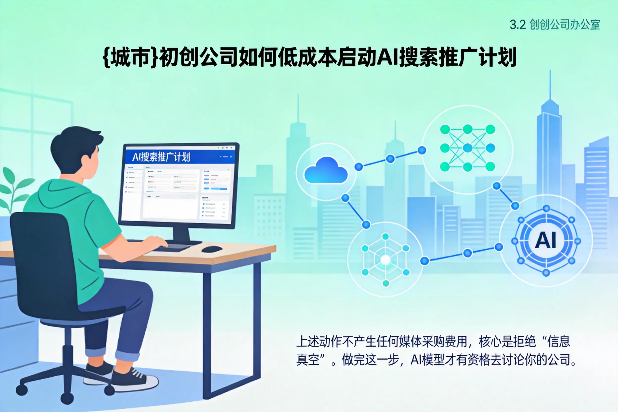 内蒙古初创公司如何低成本启动AI搜索推广计划