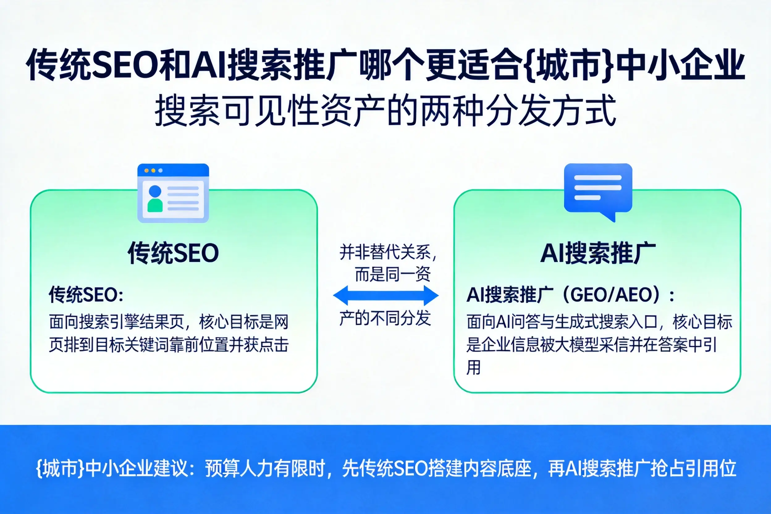 传统SEO和AI搜索推广哪个更适合内蒙古中小企业