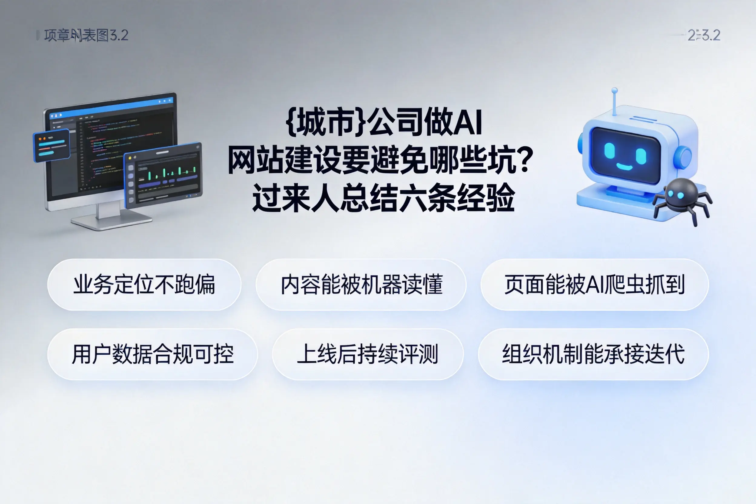 内蒙古公司做AI网站建设要避免哪些坑？过来人总结六条经验