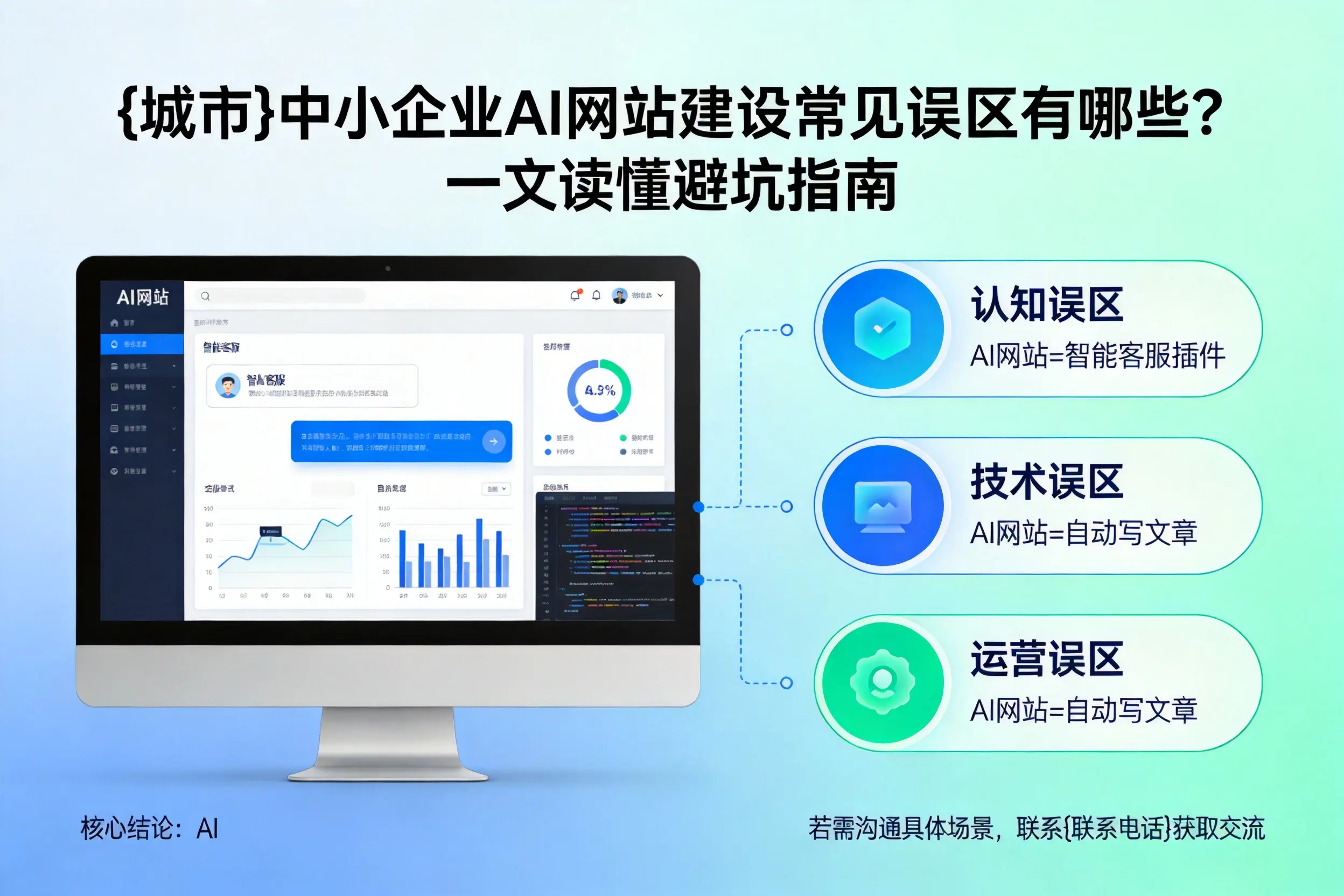 内蒙古中小企业AI网站建设常见误区有哪些？一文读懂避坑指南