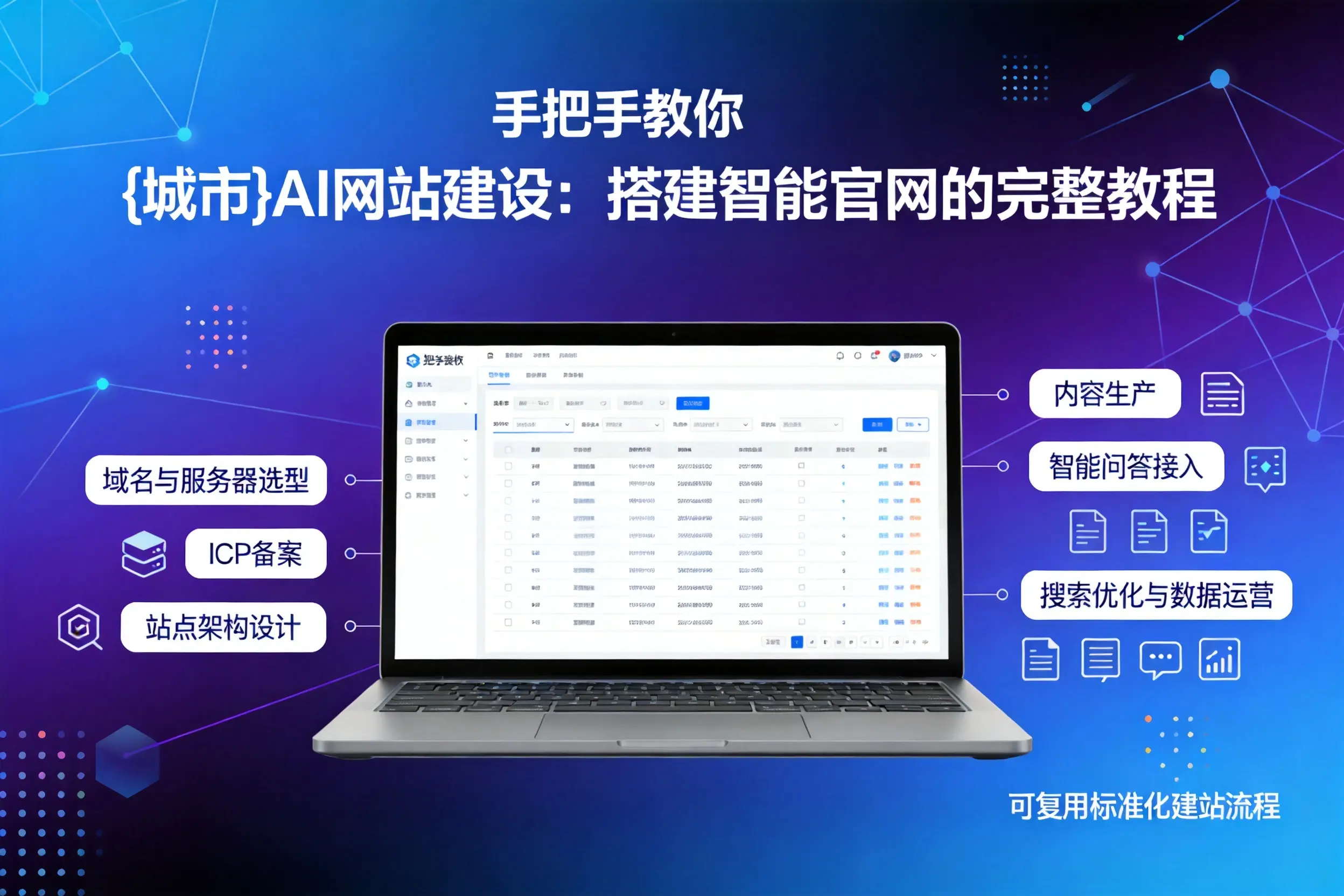 手把手教你内蒙古AI网站建设：搭建智能官网的完整教程