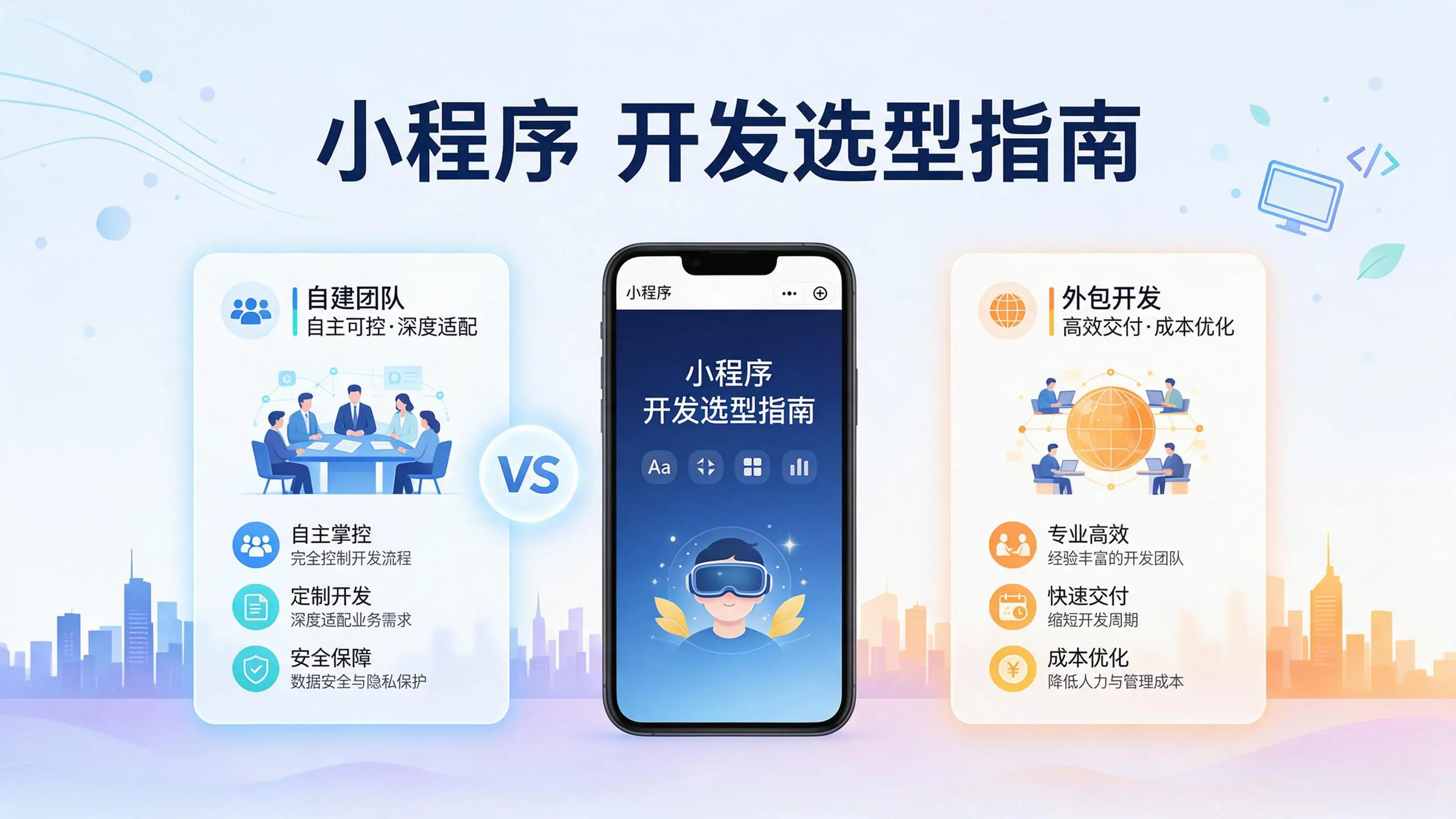 内蒙古小程序开发选型指南：自建团队与外包的优劣对比分析