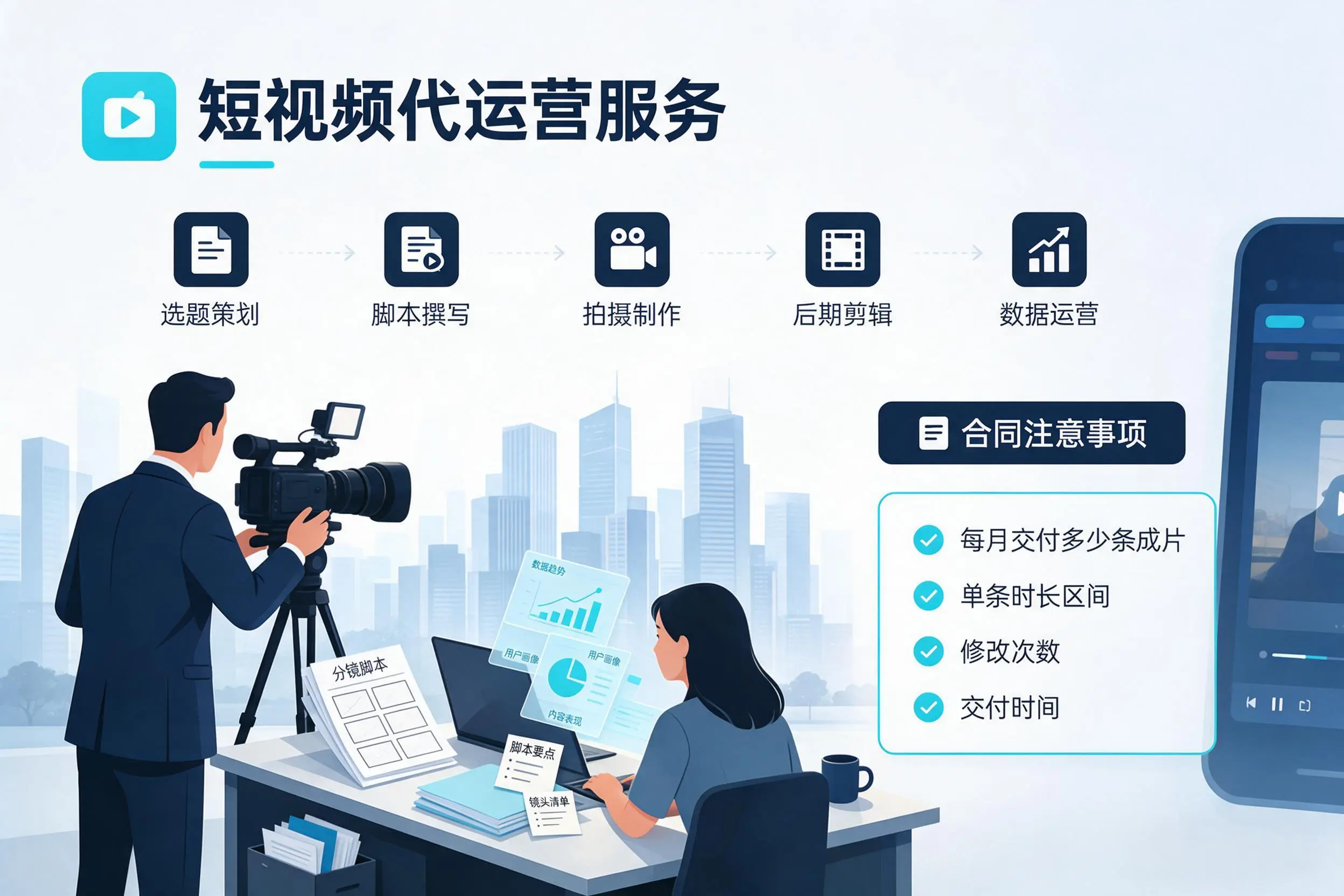 短视频代运营包含哪些服务?内蒙古企业常见问题科普