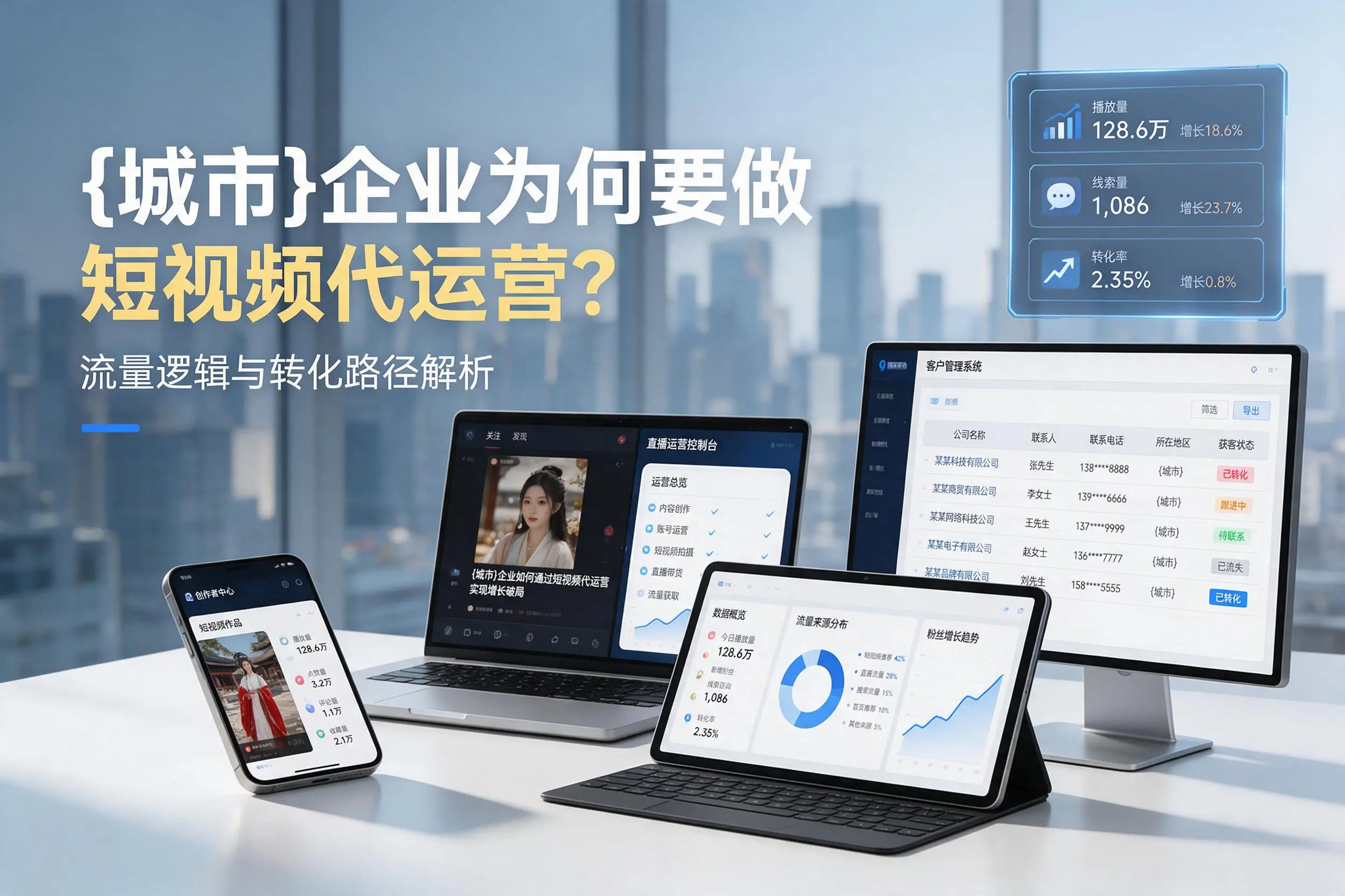 内蒙古企业为何要做短视频代运营？流量逻辑与转化路径解析