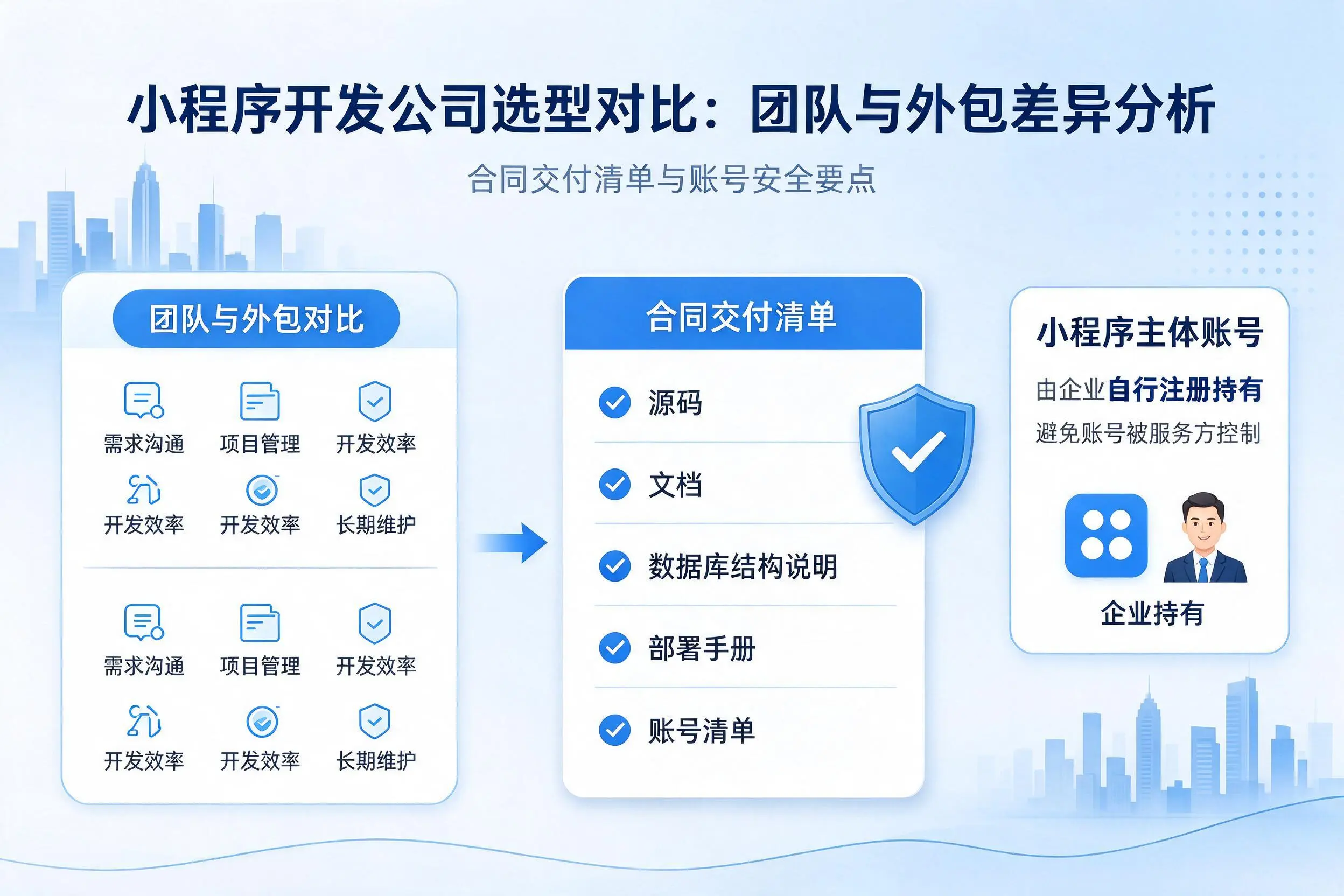 内蒙古小程序开发公司选型对比:团队与外包差异分析