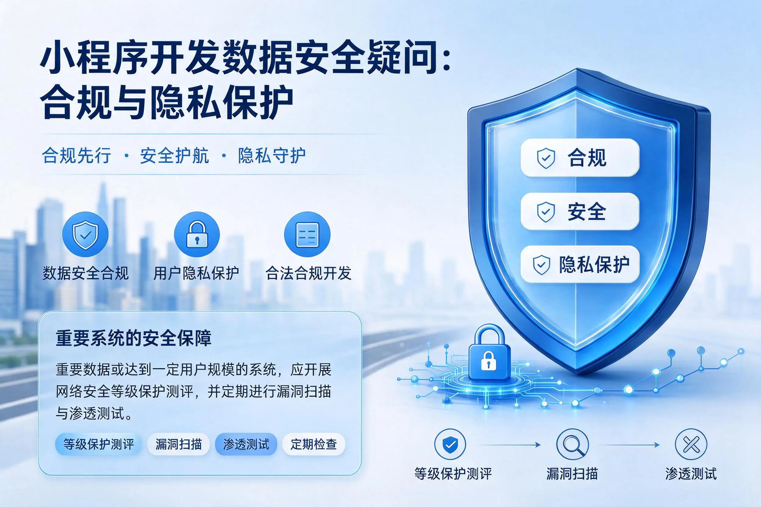 内蒙古小程序开发数据安全疑问:合规与隐私保护