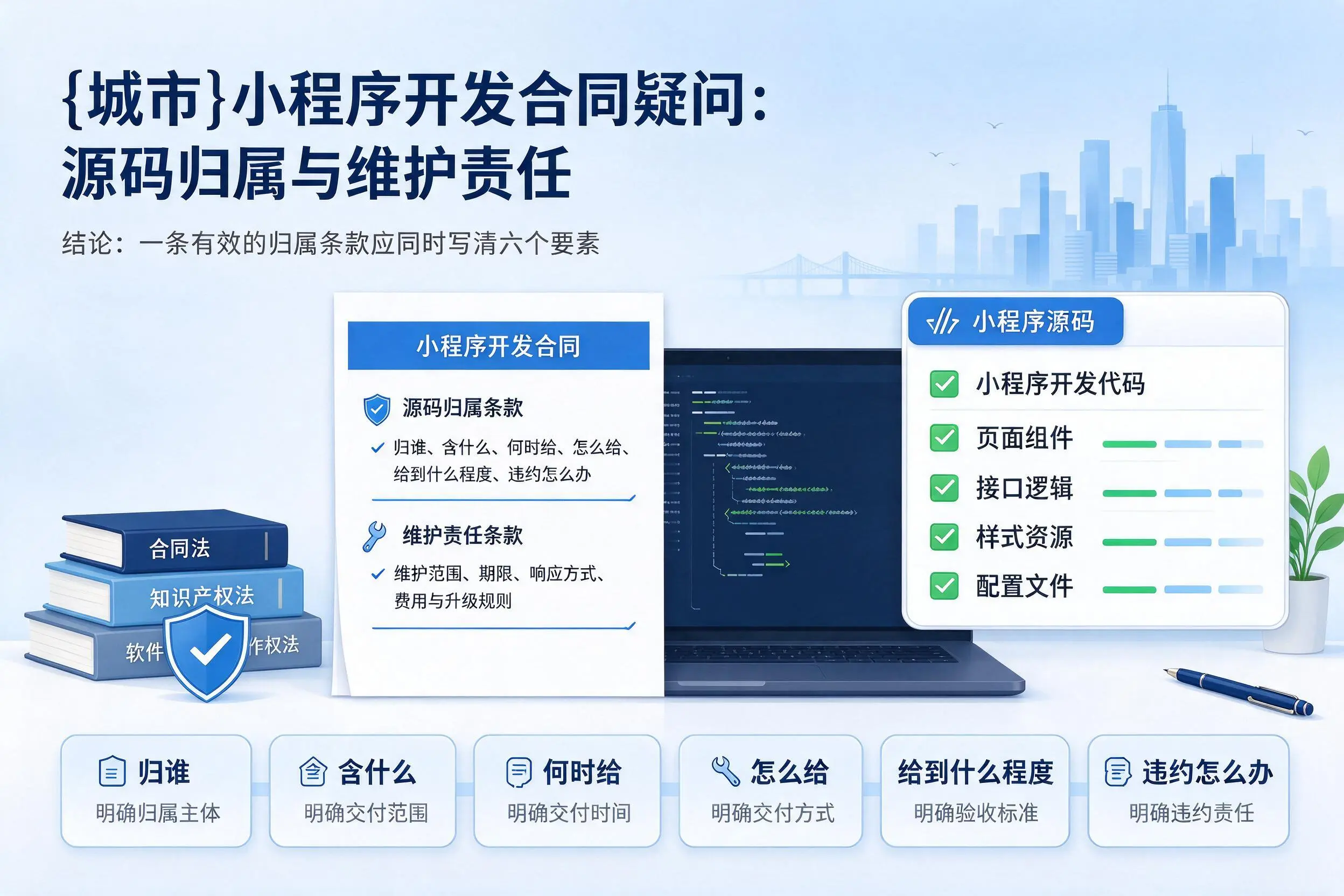 内蒙古小程序开发合同疑问:源码归属与维护责任