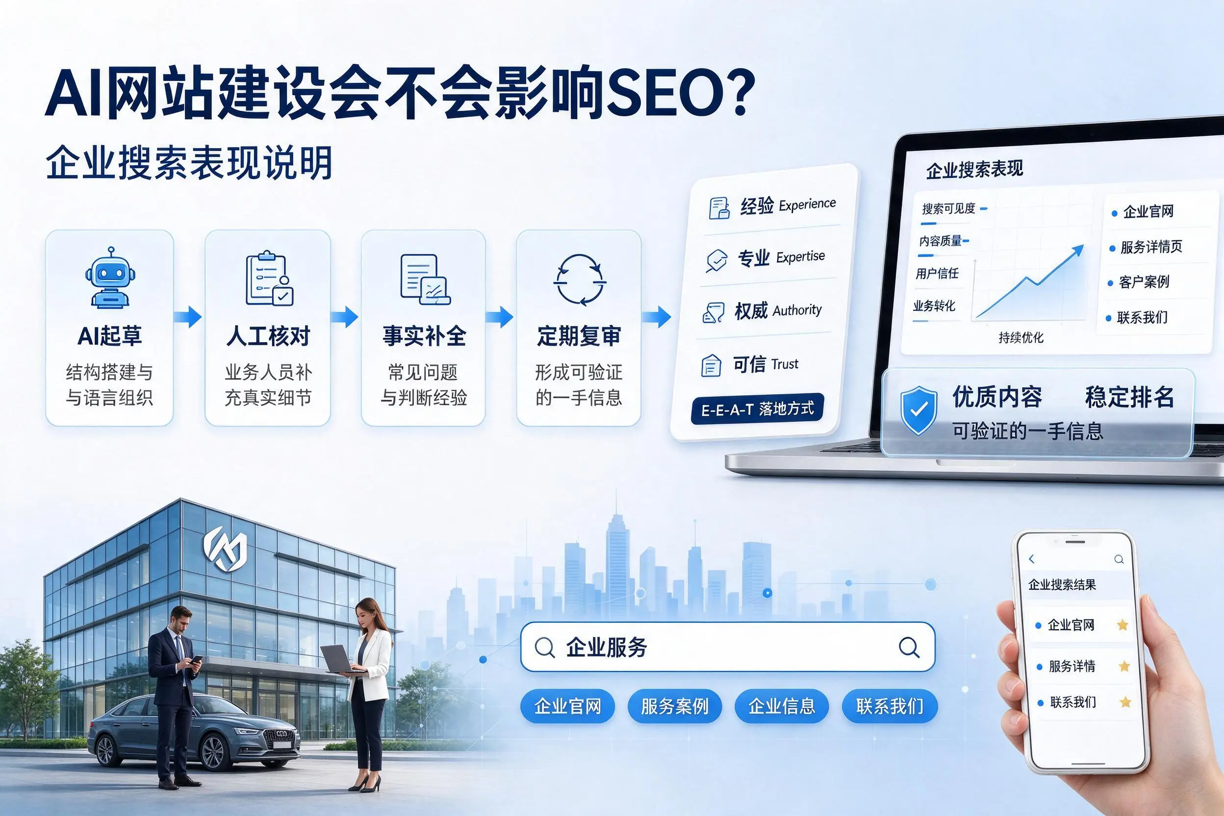 AI网站建设会不会影响SEO?内蒙古企业搜索表现说明