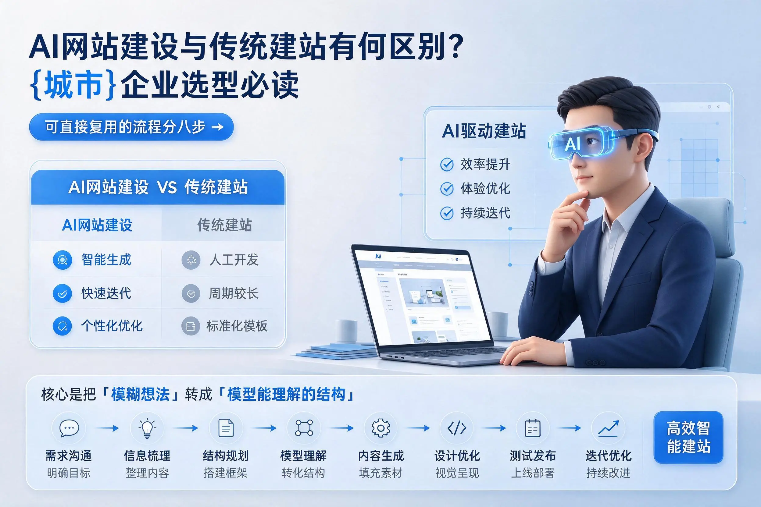 AI网站建设与传统建站有何区别？内蒙古企业选型必读